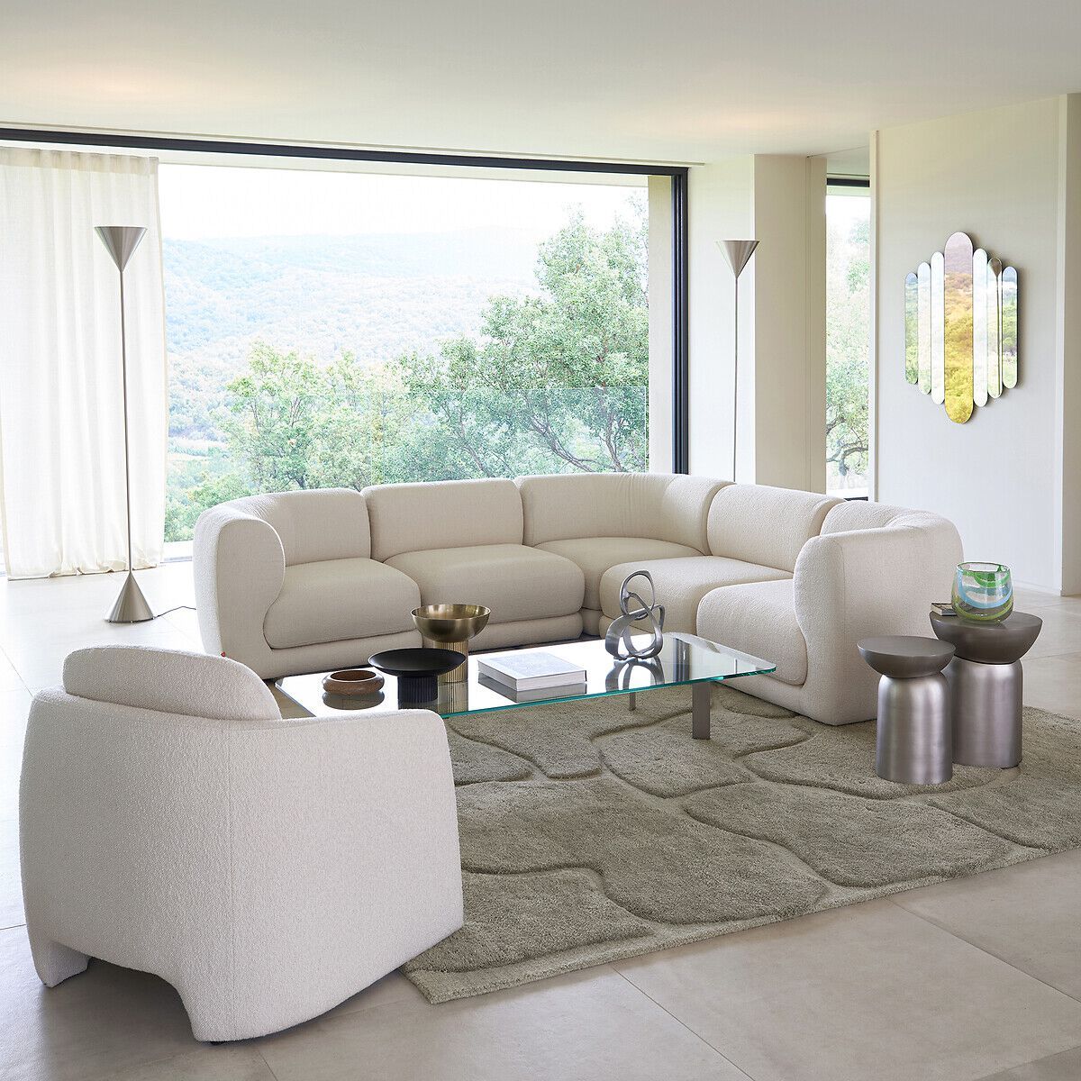 Тканевое кресло с подлокотниками AMPM WARREN ARCH-00091282 - Вид №12