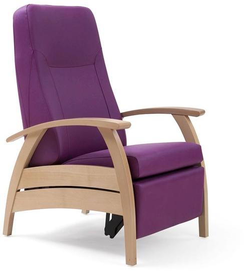 PIAVAL Кресло Recliner из ткани с подлокотниками Relax bed | health & care 24-63/1l - Вид №2