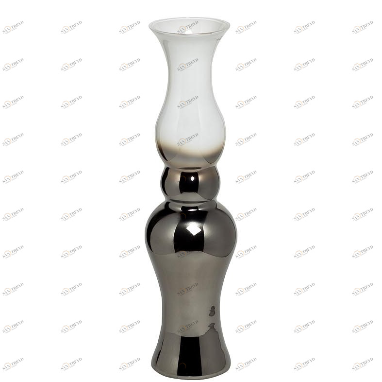 Ваза стеклянная дымчато-белая 50 см от Garda Decor GARDA DECOR - 210912 Белый 