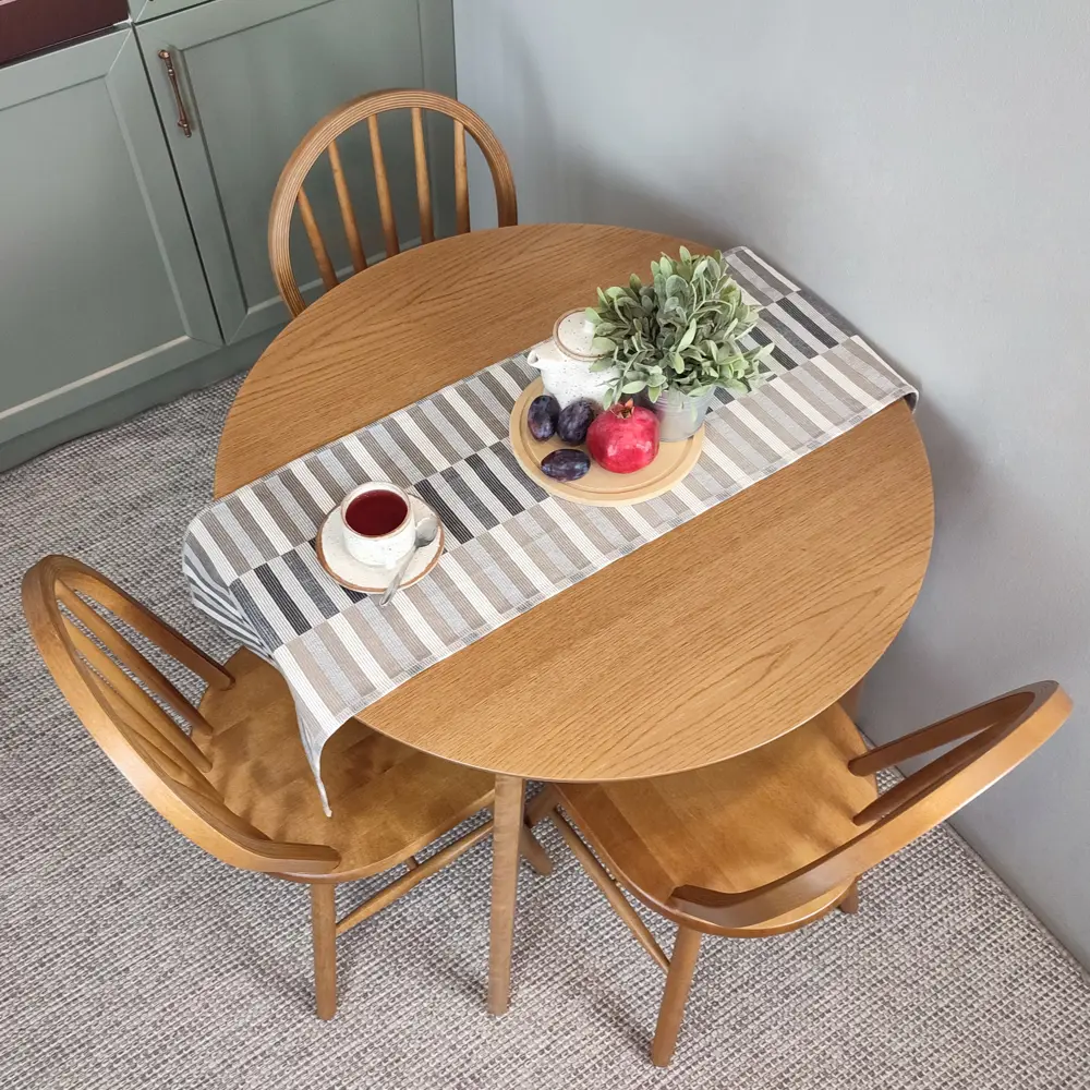 Раздвижной кухонный стол Экомебель Фрам 95x75x90 см, цвет орех 89399179 STLM-1536436 - Вид №11