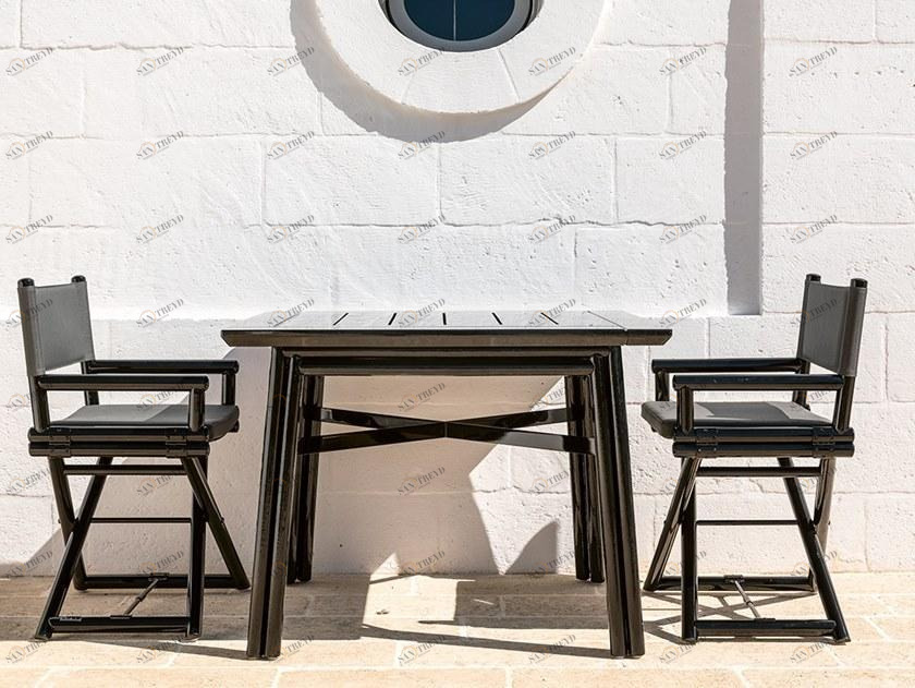 Braid Квадратный деревянный садовый стол Maxim plus 100.010