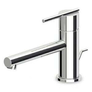 ZXS683 Смеситель для раковины, однорычажный, с удлиненным изливом, аэратором, сливным клапаном 1 1/4 ", гибкими шлангами. Zucchetti Zxs