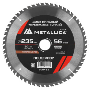 Диск пильный METALLICA 909461 9168975