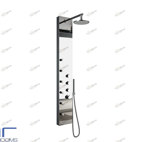 ДУШЕВАЯ КОЛОННА С ТЕРМОСТАТОМ SQUARE SALGAR Душевые колонны Salgar 16147