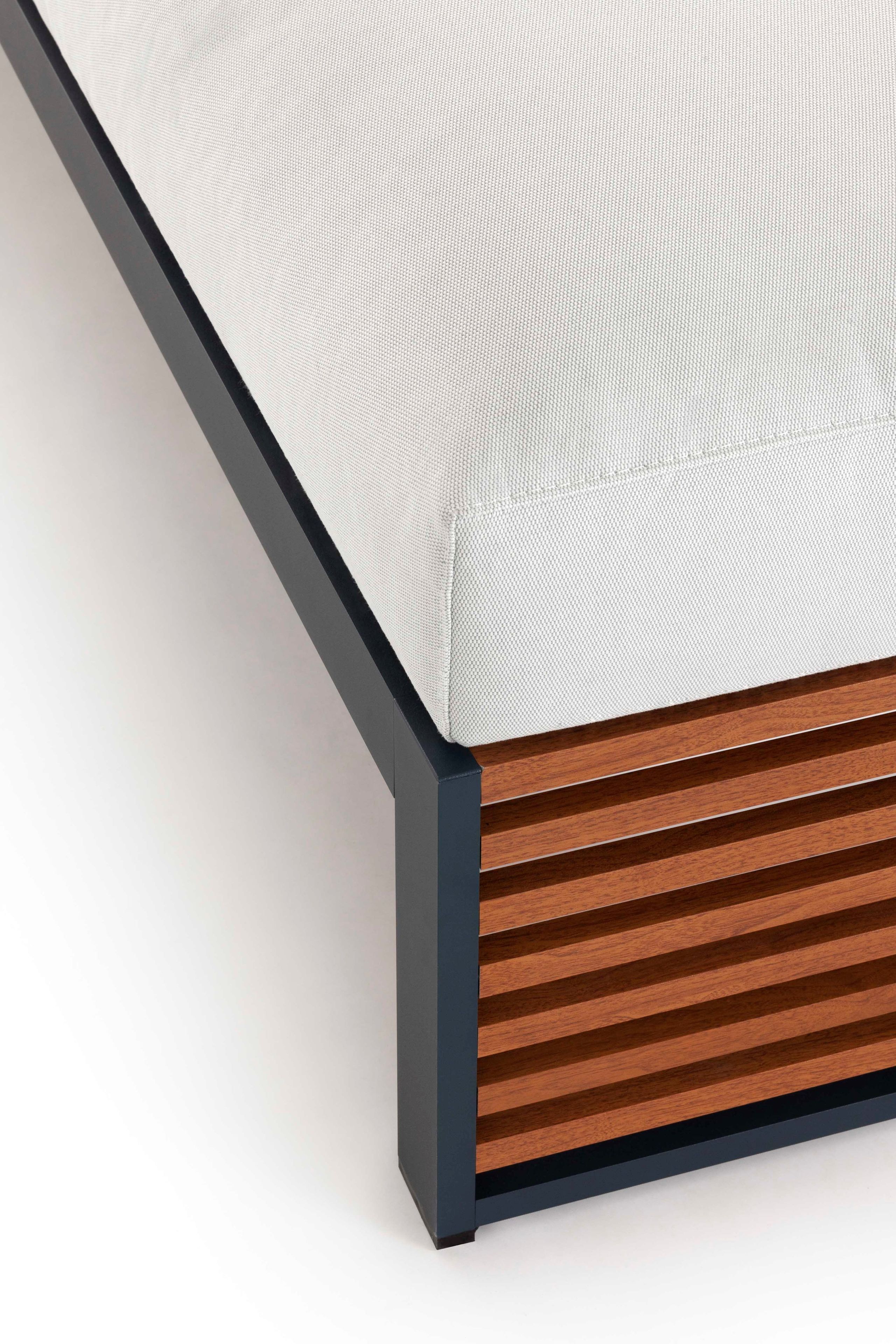 Садовая кровать с откидной спинкой из тикового дерева GANDIABLASCO DNA ARCH-00004547 - Вид №5