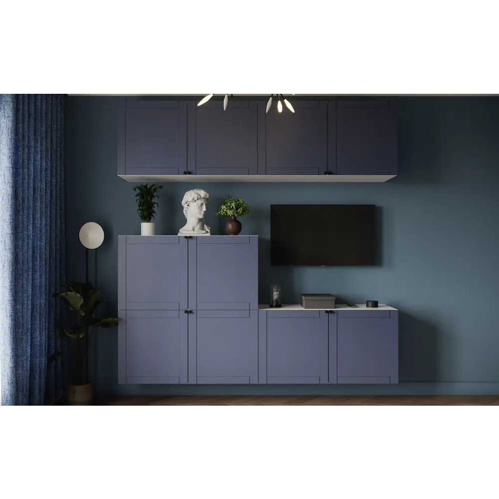 Дверь для шкафа Лион Байонна 59.6x50.8.6x1.6 см ДСП цвет индиго 89423963 STLM-2193006 Santreyd - Вид №6