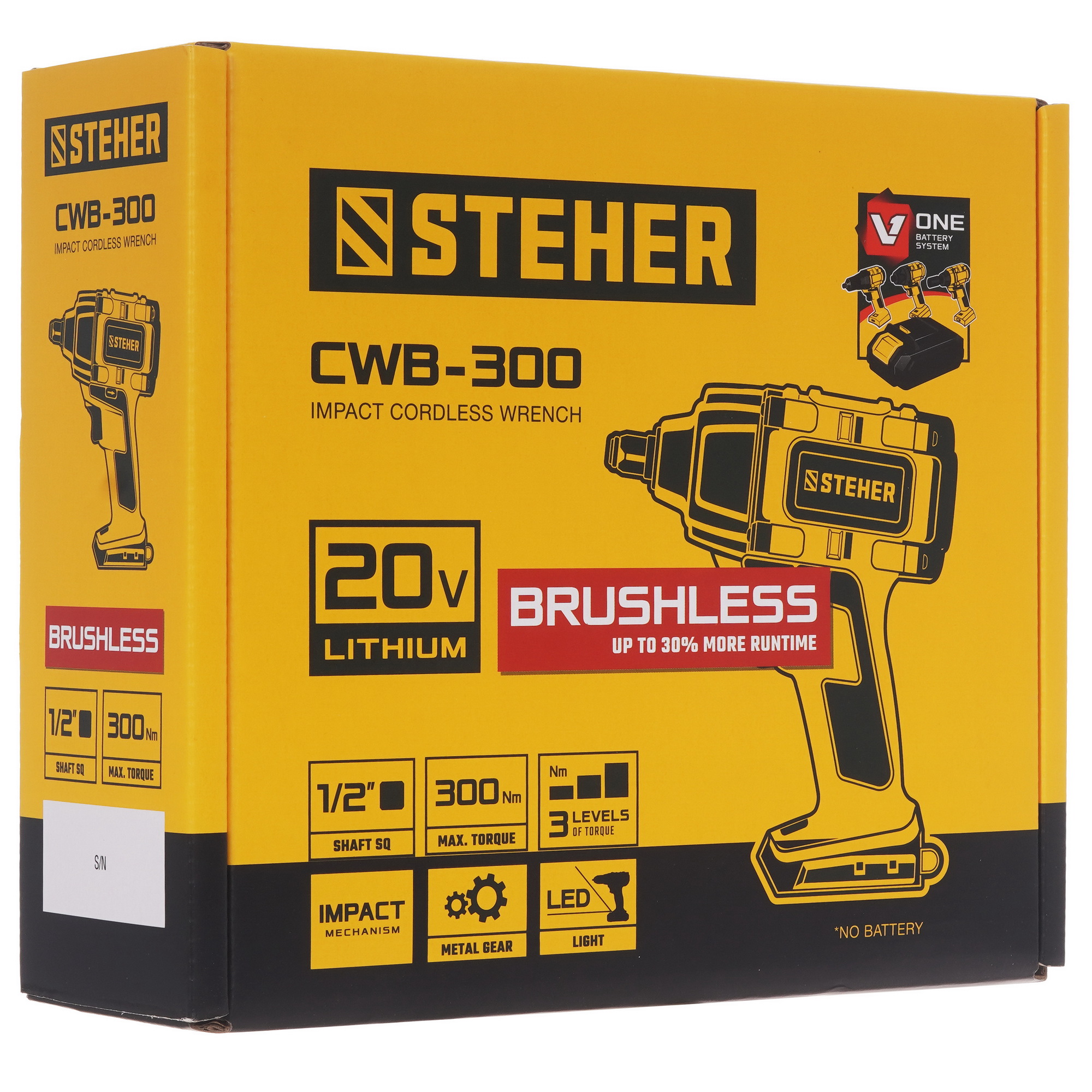 Гайковерт STEHER CWB-300   , Без ЗУ, Без АКБ 9927688 STDN-0087996 - Вид №7