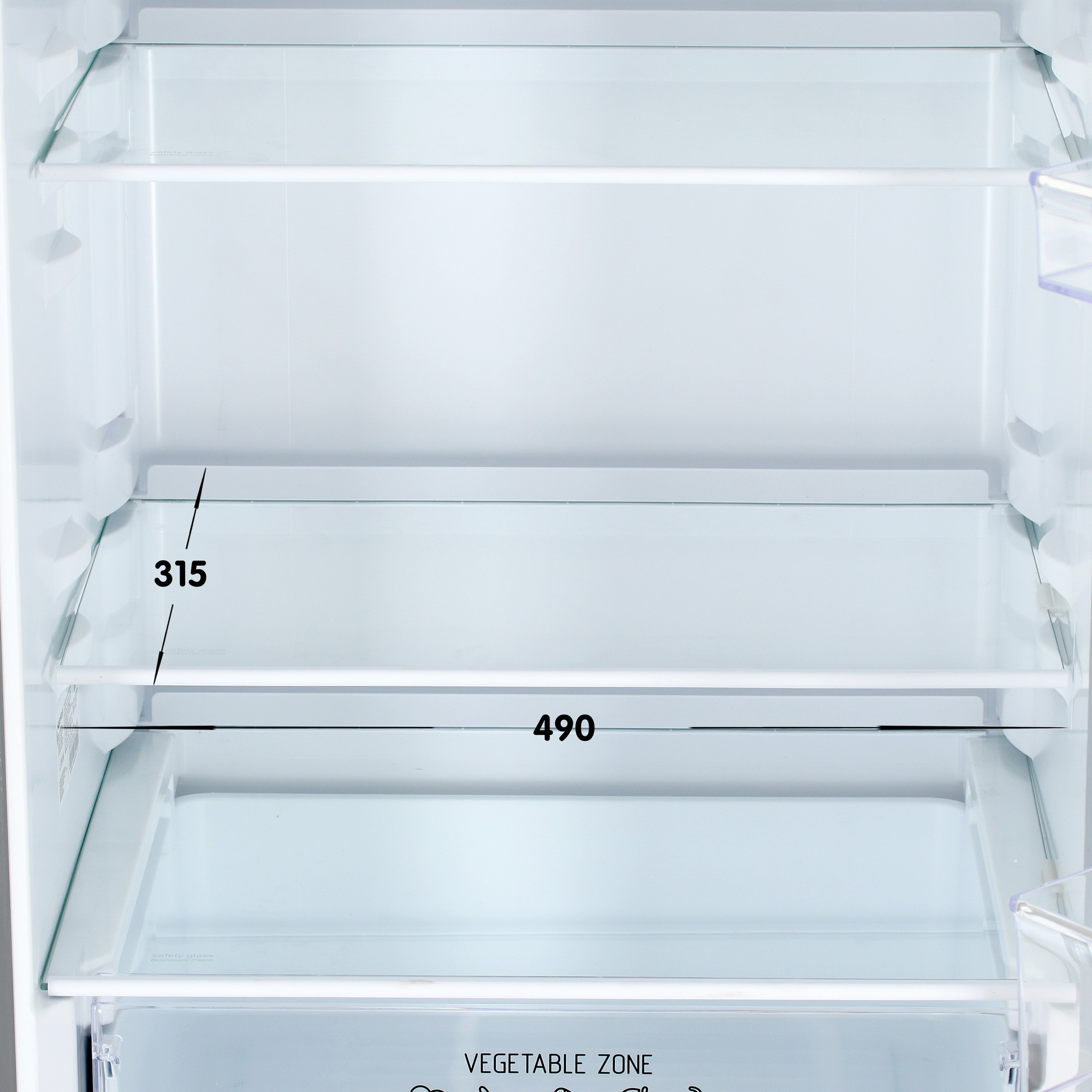 9021294 Холодильник с морозильником   Nordfrost NRB 164NF X серебристый STDN-0084328 - Вид №8