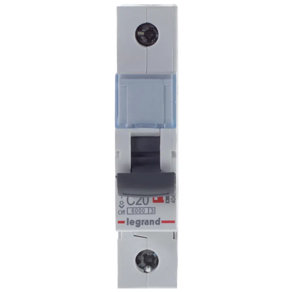 Автоматический выключатель Legrand TX3 1P C20 А 6 кА 10304673 STLM-2077569  - Вид №1