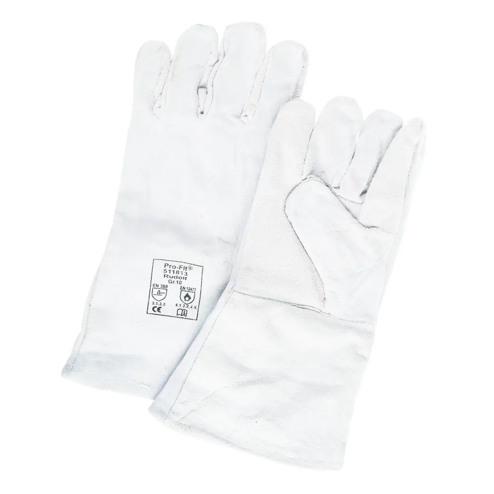 Перчатки сварщика из яловой кожи KWB 10 9311-40, размер XL 13241997 STLM-2199148 