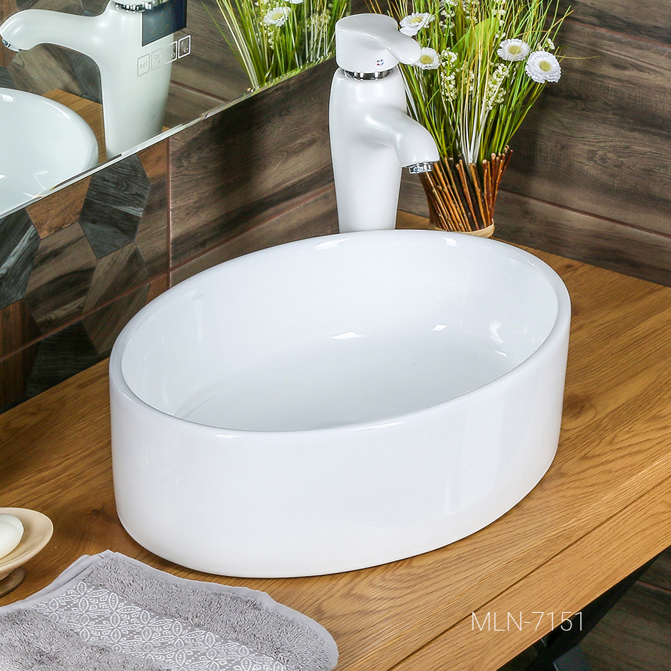 Накладная раковина melana mln-7151 7151-805 - Вид №2
