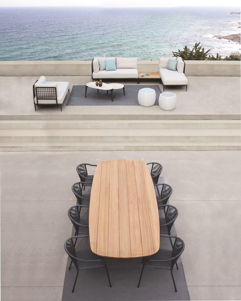 Royal Botania Штабелируемый садовый стул из олефина с подлокотниками Samba Sam 55 - Вид №3