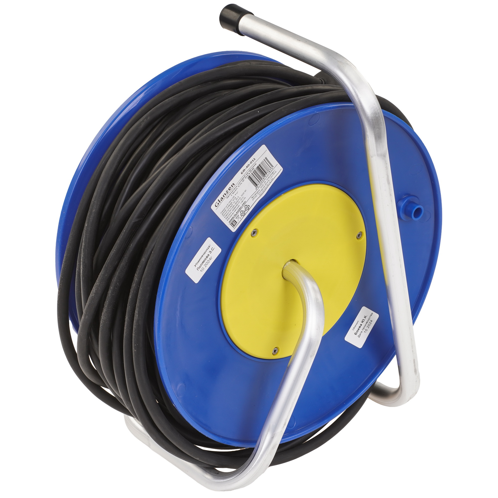 Удлинитель силовой GLANZEN EB-40-011 синий 9158000 STDN-0015109 - Вид №1