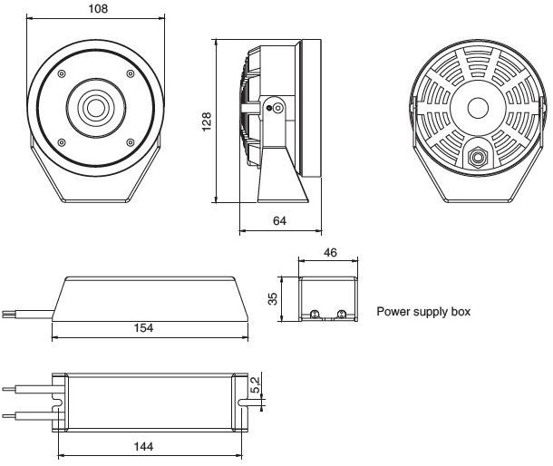 NEXO LUCE Регулируемый светодиодный проектор для улицы Projector nexo luce 2615 - Вид №2