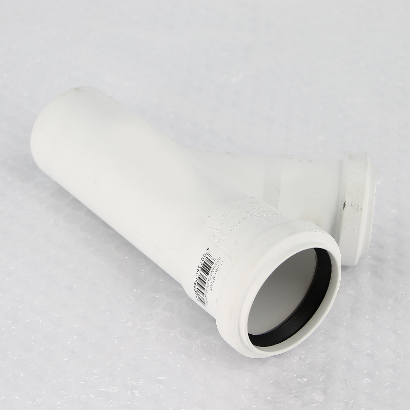 Тройник Rehau с резиновыми уплотнениями d50/40 45" RAUPIANO Plus 124089 - Вид №1