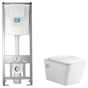 Комплект инсталляции Di с унитазом тип ободка открытый Glory