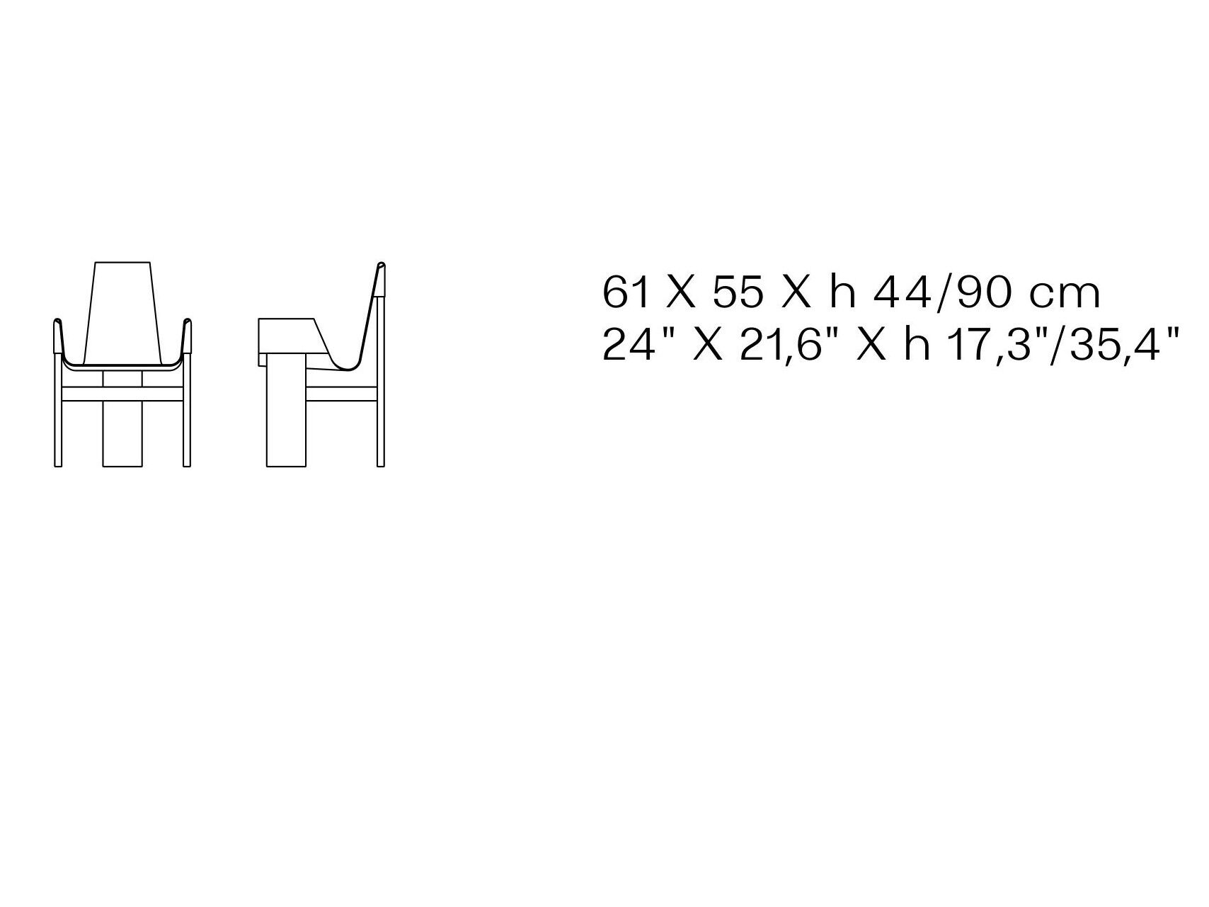 Деревянный стул с подлокотниками Naturedesign Главная ARCH-00140524 - Вид №4