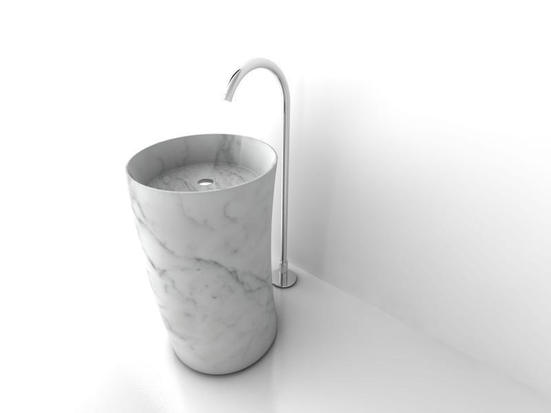 7973 Напольная раковина стоящая круглая ARLEX  - Вид №3