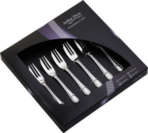 10590004 Arthur Price Набор десертных вилок Arthur Price "Бид", 6шт, п/к Сталь нержавеющая