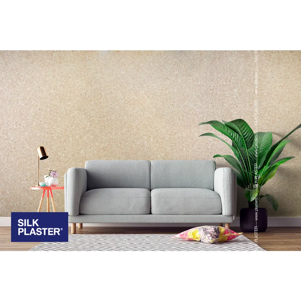 Жидкие обои Silk Plaster Absolute А304 0.83 кг цвет капучино 82736076 STLM-2063410  - Вид №3