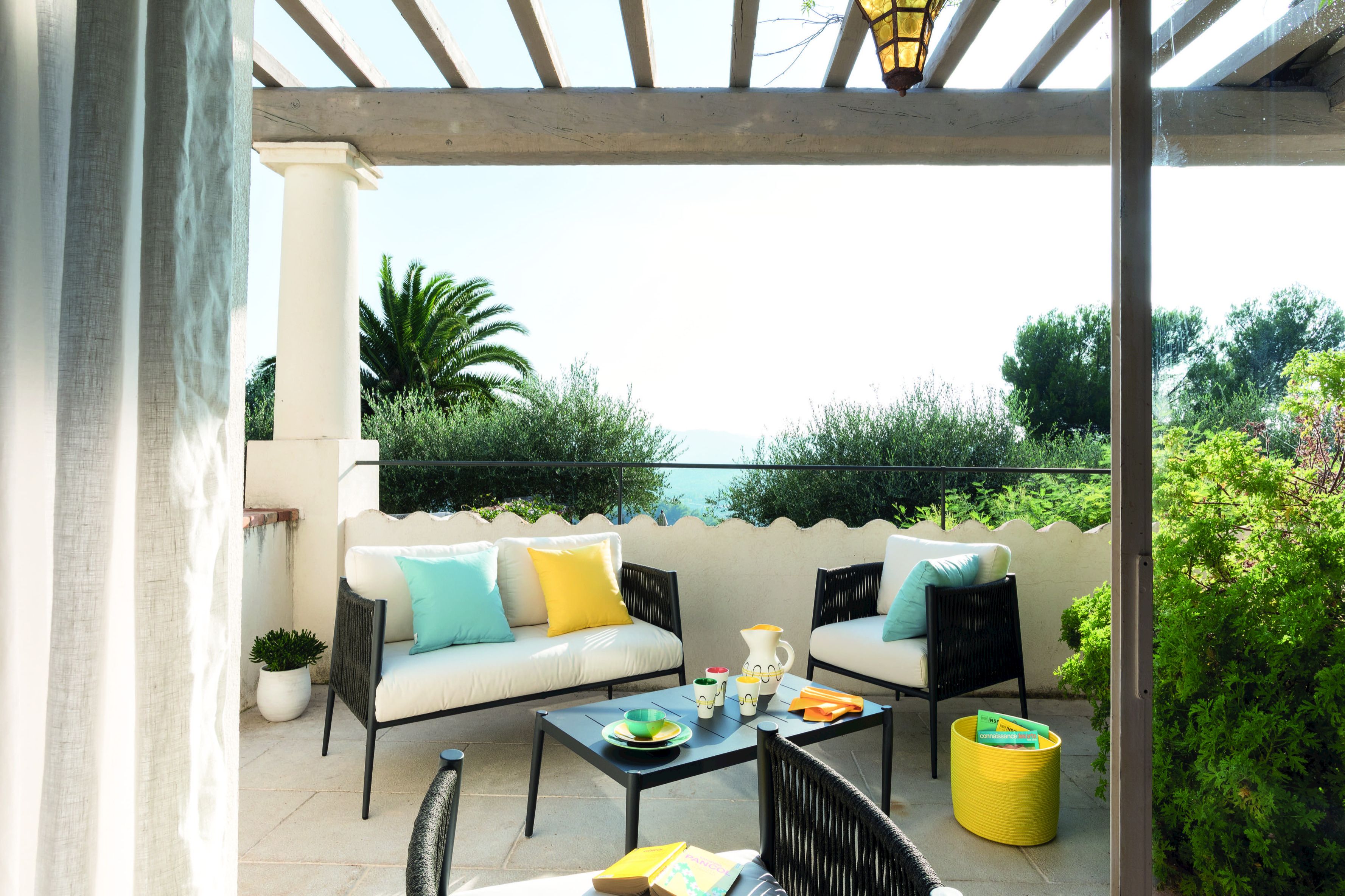 Съемный садовый диван из акриловой ткани Unopiù свет ARCH-00097033 - Вид №5