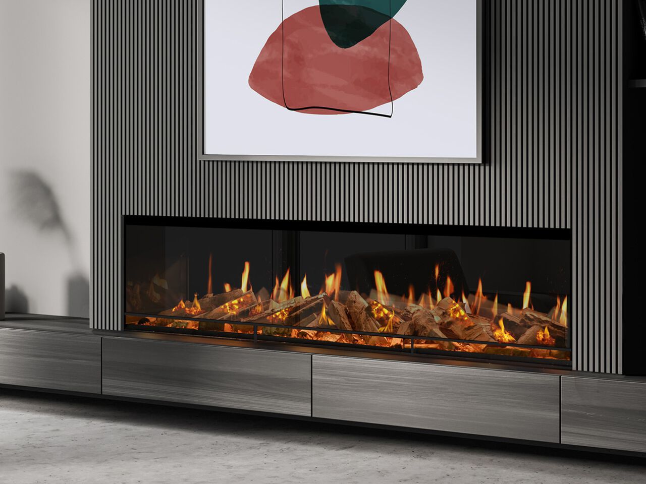 Голографический электрический камин BRITISH FIRES Genesis ARCH-00065643