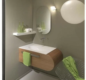 LASA IDEA Тумба под умывальник подвесная угловая Flux_us