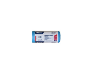 W11N Одноразовые мешки для мусора ЭКОНОМ, 44 x 50 см, вместимость 20 л, рулон 50, СИНИЙ, HDPE Merida