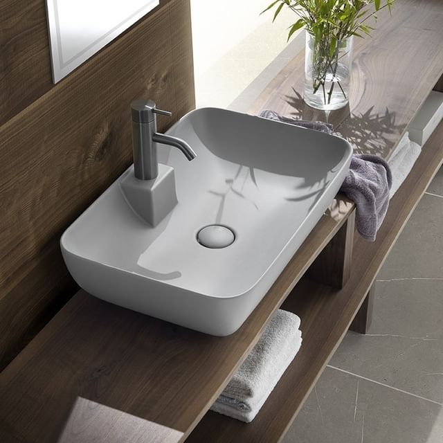 ONE001S Смеситель для раковины Linki ONE, Сатинноваяя сталь - Вид №1