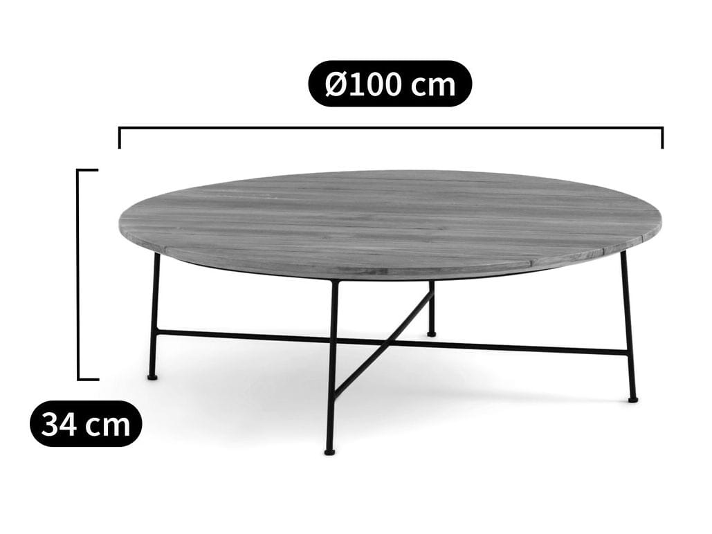 Круглый стол из тикового дерева AMPM JORIK ARCH-00153319 - Вид №9