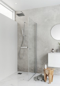 1450300 Igloo Pro Душевая Дверь Прямая Прозрачное Стекло 70 Hafa Прозрачный