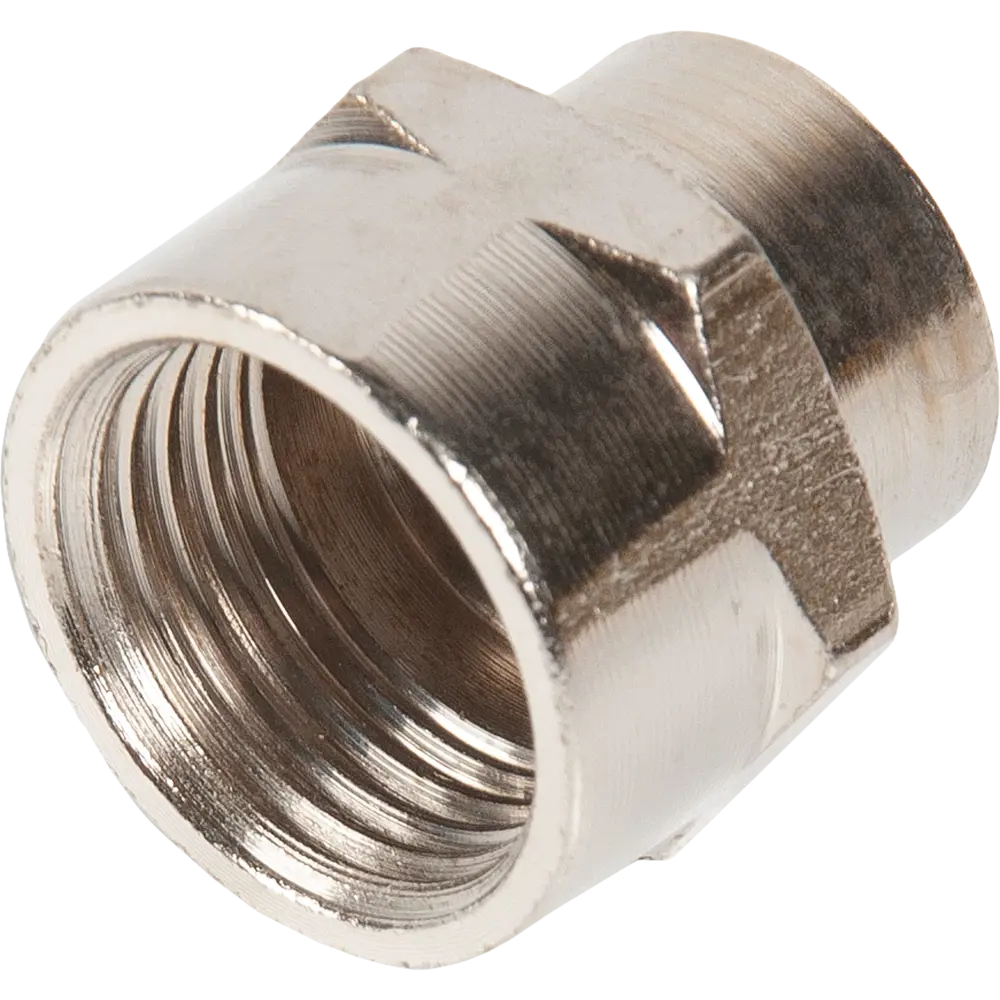 Переходник Elitech для компрессора 1/4" М - 1/4" М с никелированным покрытием 84552350 STLM-0051852 - Вид №1