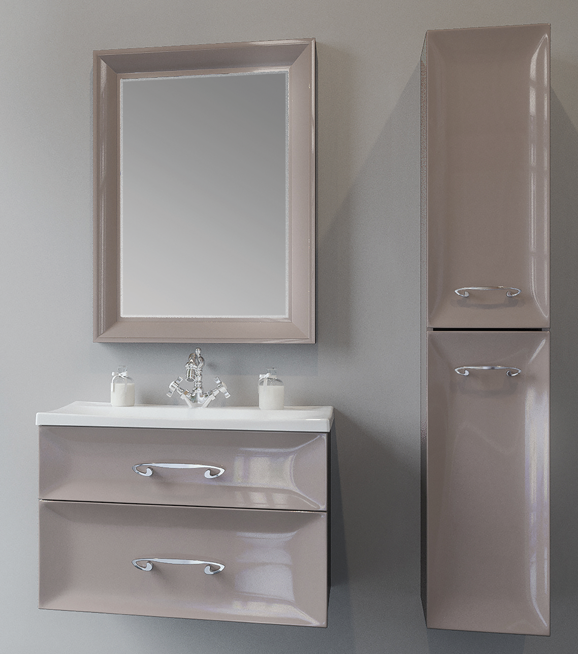 У72506 Зеркало Delice 65*85 Cappuccino 1 Marka Art - Вид №1