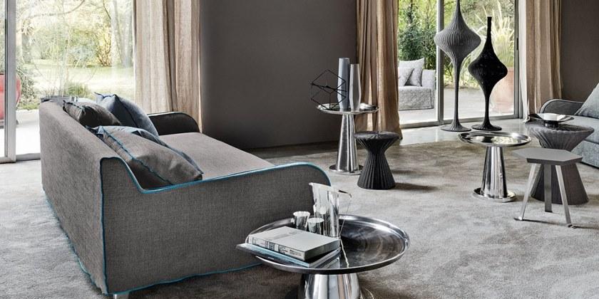 Gervasoni Мягкий диван со съемным чехлом из ткани Next / spin sun-id-1374361 - Вид №6