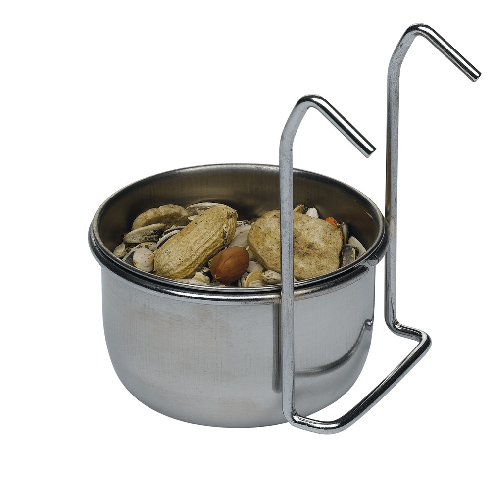 Т00001441 Миска для птиц SIRIO L 300 0,3л железная подвесная FERPLAST 