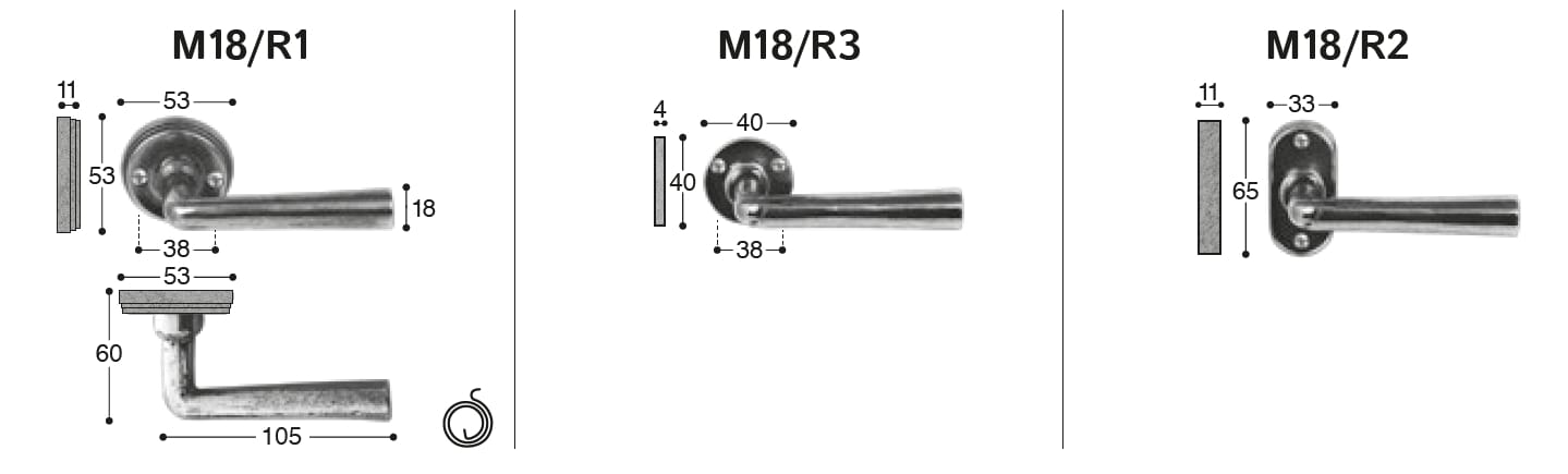 Латунная ручка на розетке GIARA ART DESIGN-BRONZE конус ARCH-00055345 - Вид №1