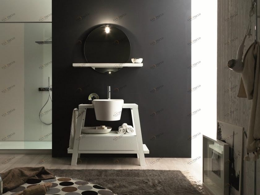 NOVELLO Дубовый туалетный столик с зеркалом Canestro sun-id-1496006