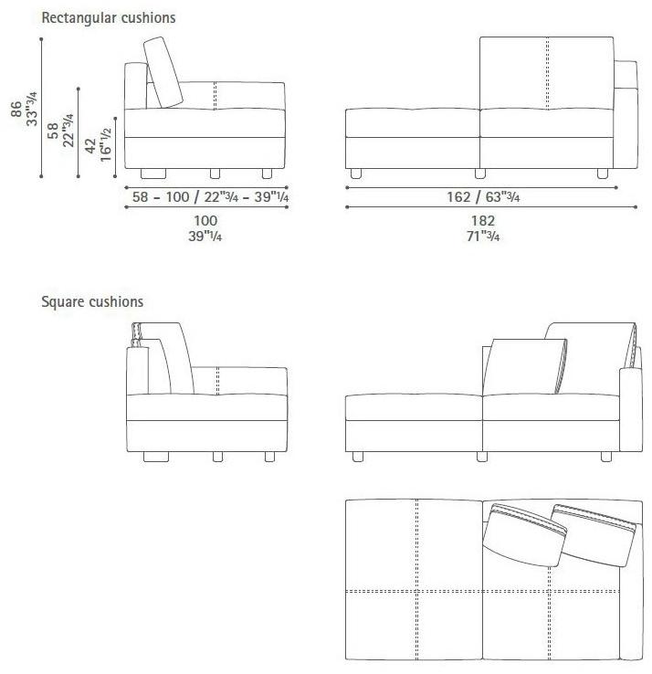 Poltrona Frau Модульный диван La collezione - divani e poltrone sun-id-1459157 - Вид №18