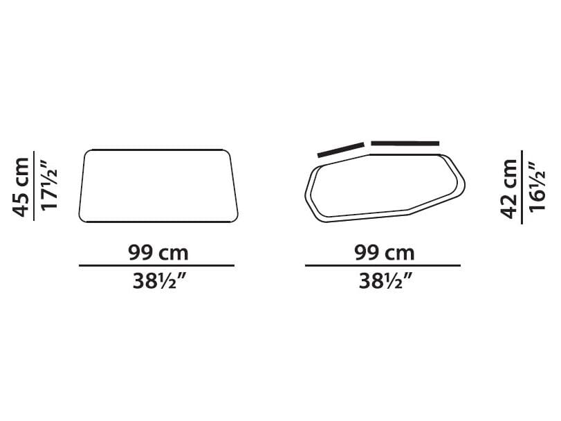 Кожаный модульный пуф Baxter BEKI ARCH-00045861 - Вид №5