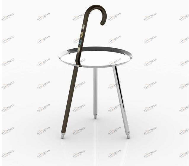 moooi Низкий стол из хромированного металла sun-id-1386684