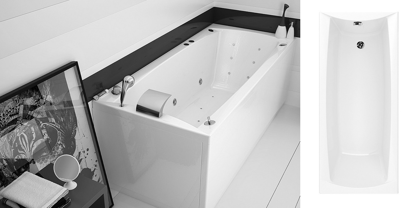 Акриловая ванна Aquanet Cariba 170x75 00139576 - Вид №3