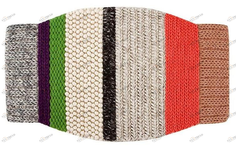 GAN Ковер из шерсти в полоску Mangas original sun-id-1399609