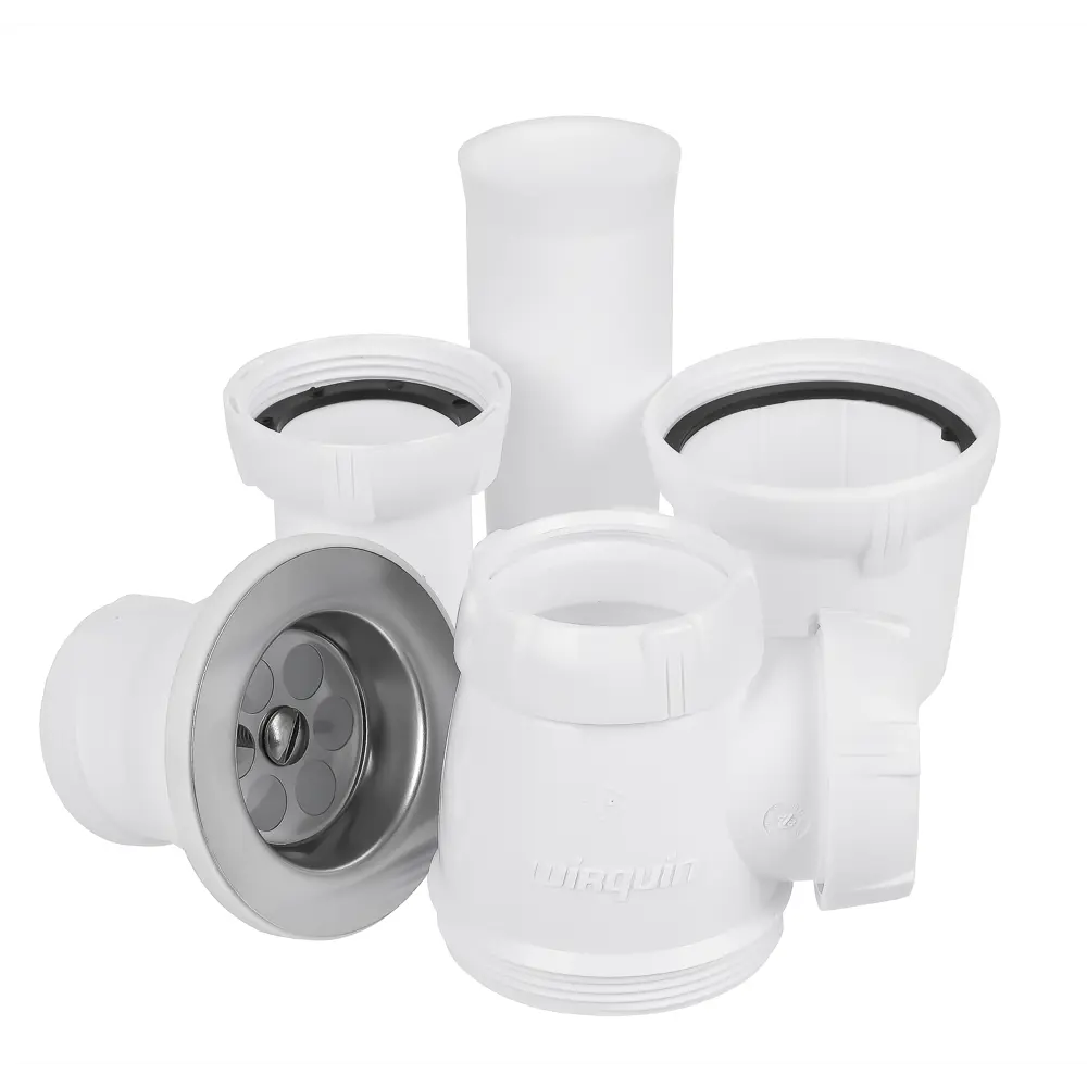 Сифон для мойки WIRQUIN с выходами 40×80 мм 86730185 STLM-0071017 - Вид №4