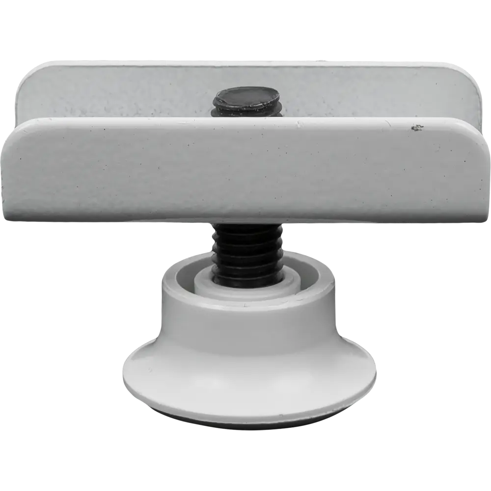 Ножка для мебели круглая M8 регулируемая 16 мм белая 2 шт ELEMENT STLM-2165179 - Вид №3