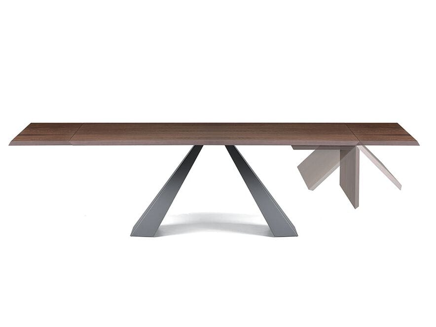 Прямоугольный выдвижной стол из стали и дерева Cattelan italia ELIOT WOOD DRIVE ARCH-00038850