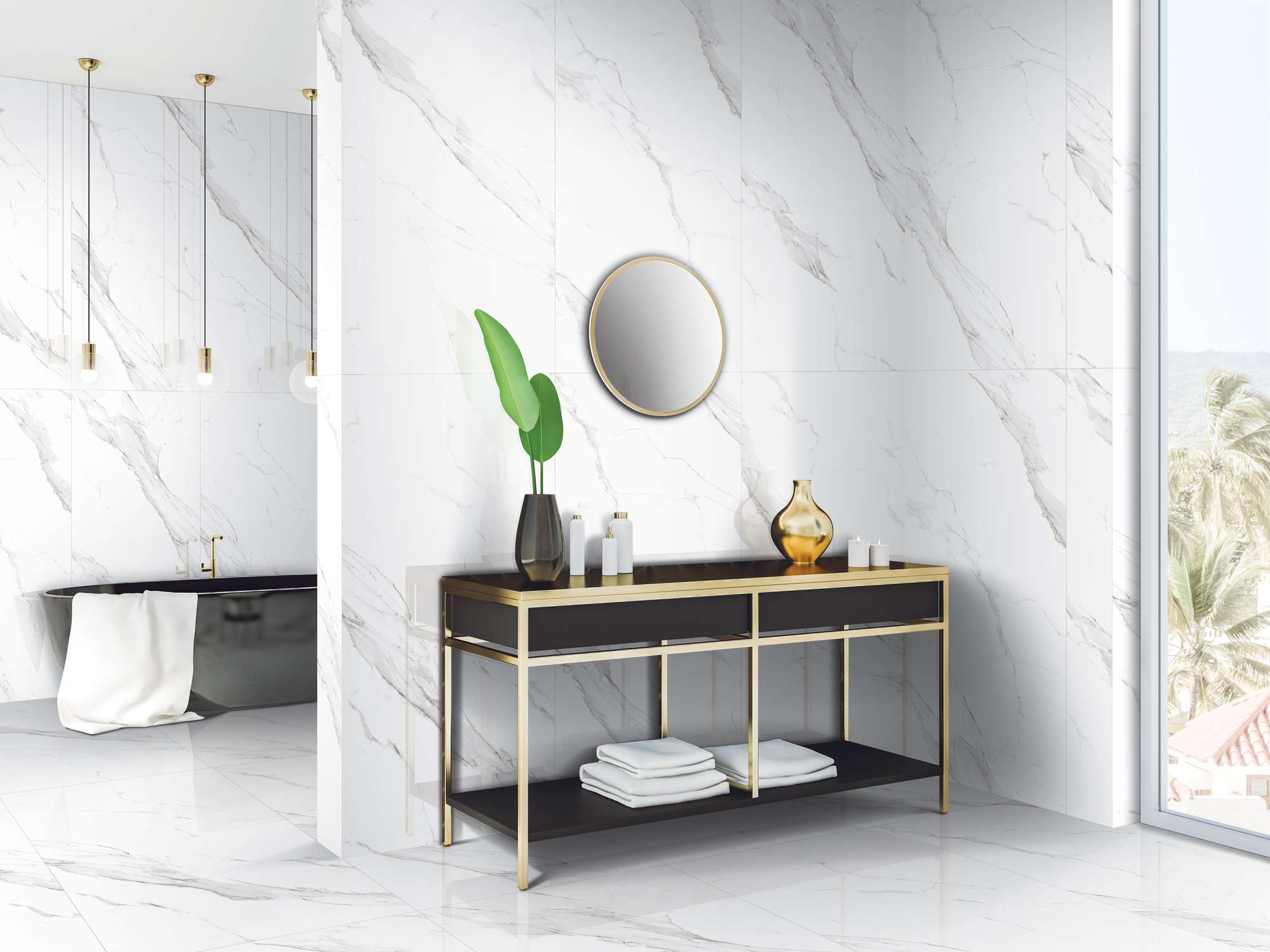 MERCURY STATUARIO — Элегантность в каждом отражении FP1018-A Arcadia Ceramica