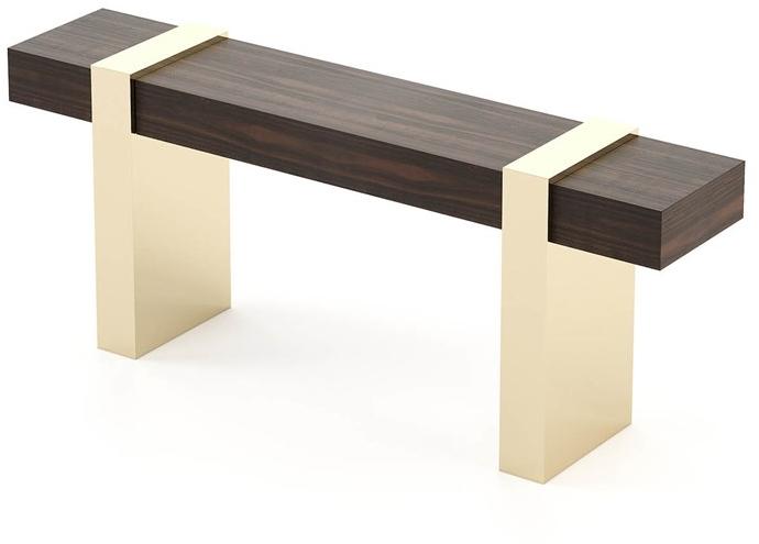 Laskasas Консоль из стали и дерева с ящиками sun-id-1394529 - Вид №2