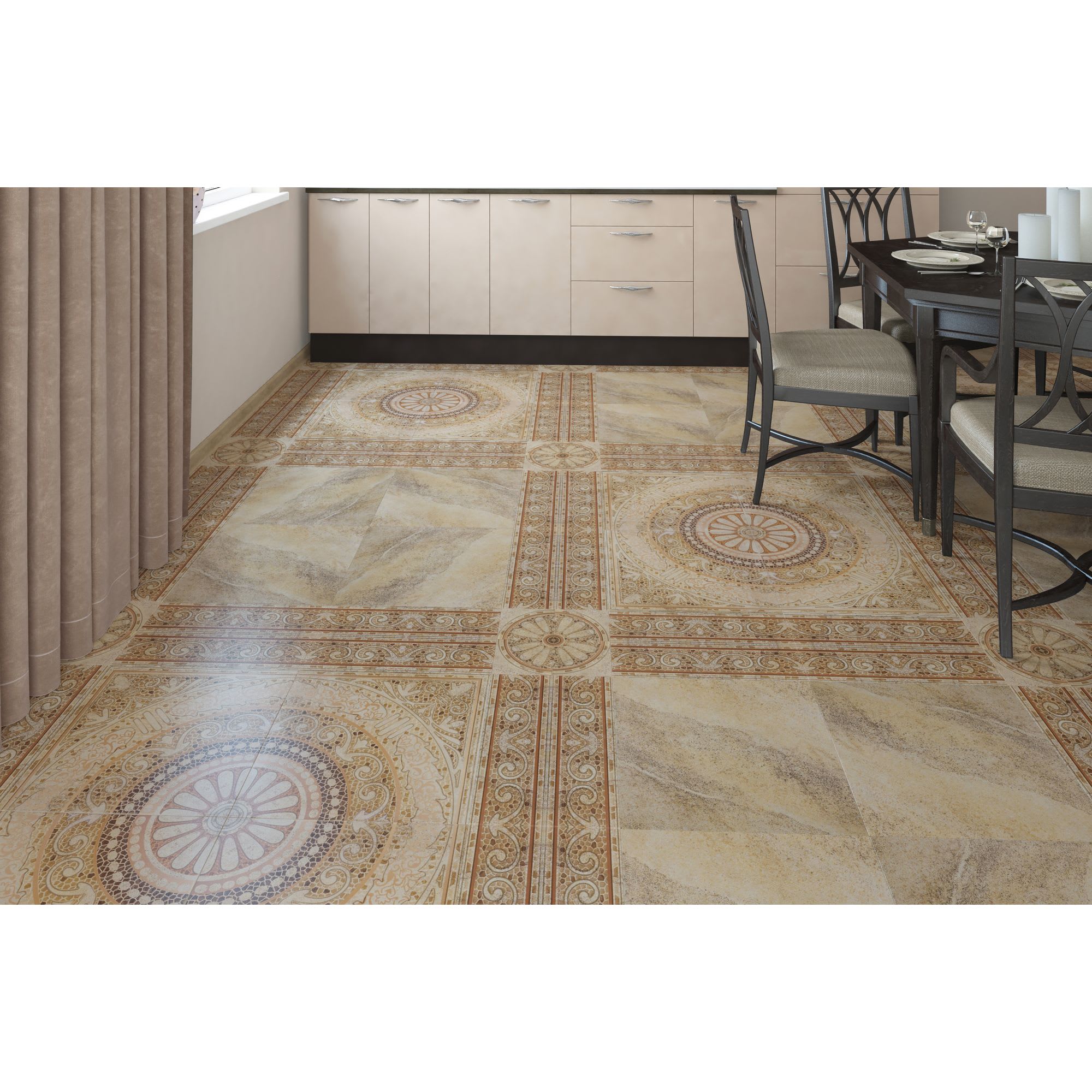 14188956 Керамогранит «» 45х45 см 1.42 м2 цвет бежевый Тенерифе Santreyd  - Вид №4