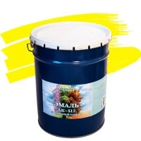 Краска дорожная желтая 27 кг АК-511 Эталон