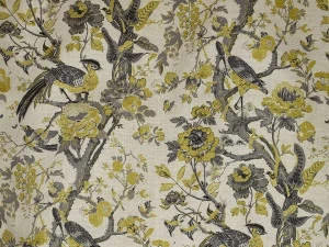 Dedar Шелковая ткань с цветочными мотивами  T16035